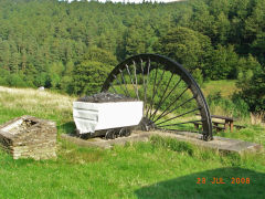 
Cwmcarn Colliery monument, July 2008
